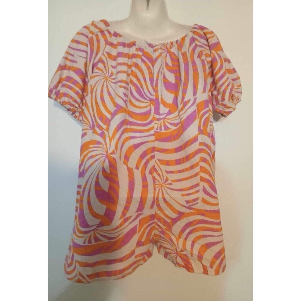 Zara Oversized Orange and Pink Jumpsuit/Romper 13-14